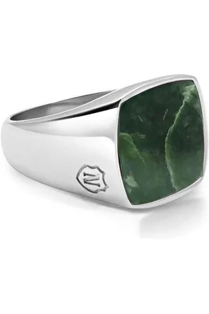 Nialaya Plated jade ring