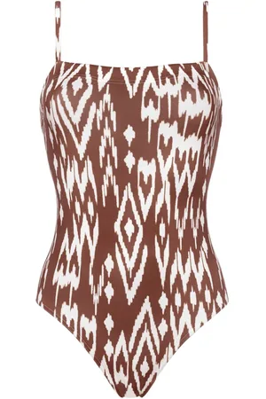 ERES Cloud geometric-print swimsuit