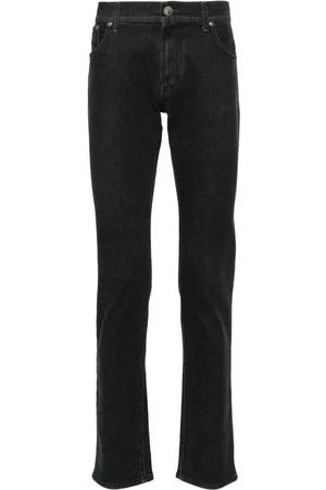 corneliani Mid-rise tapered jeans