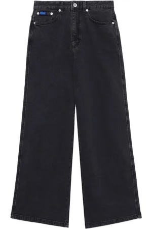 Chocoolate Logo-appliqué wide-leg jeans