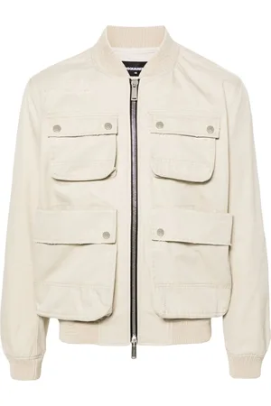 Dsquared2 Zip-up cotton bomber jacket