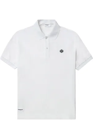 Chocoolate Logo-appliqué cotton polo shirt