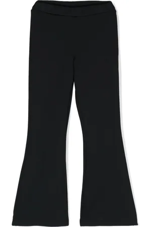Balmain Logo-patch flared trousers