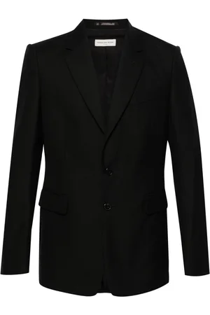 DRIES VAN NOTEN Single-breasted wool blazer