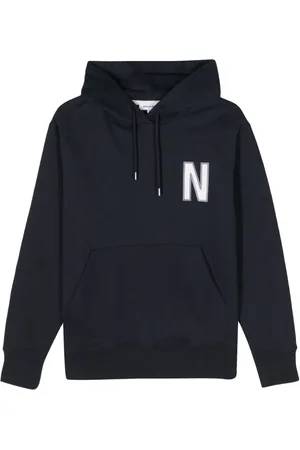 Norse projects Arne logo-print hoodie