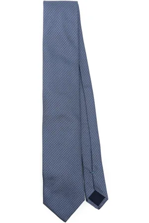 corneliani Patterned-jacquard silk tie