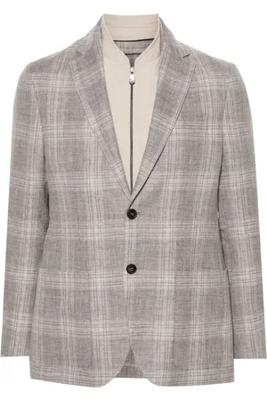 corneliani Layered single-breasted blazer
