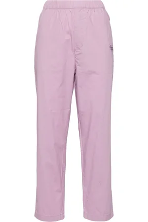 Chocoolate Logo-embroidered trousers