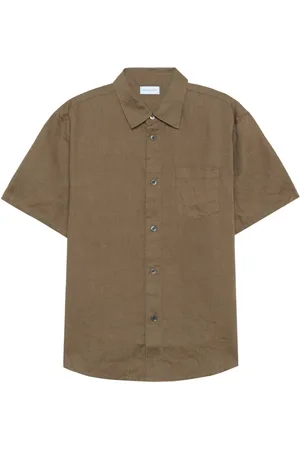 JOHN ELLIOTT Short-sleeve linen shirt