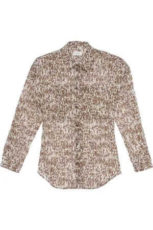 LEMAIRE Abstract-print cotton shirt