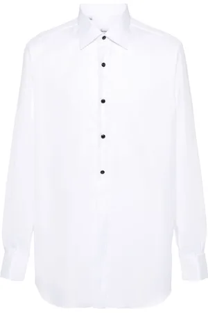 BRIONI Twill cotton shirt