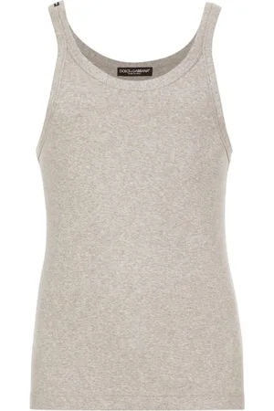 Dolce & Gabbana Ribbed-knit vest top