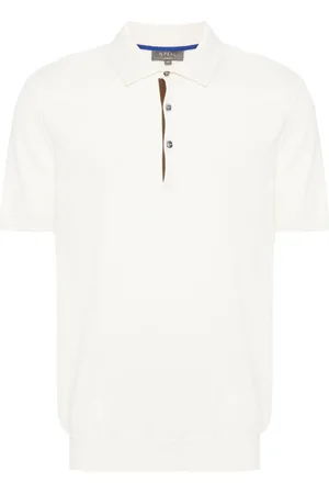 N.PEAL Polzeath cotton-cashmere polo shirt