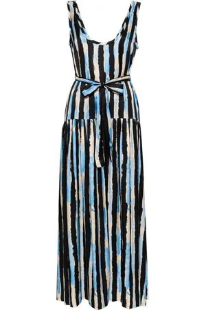 Pinko Once striped maxi dress