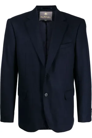 N.PEAL Darted single-breasted blazer