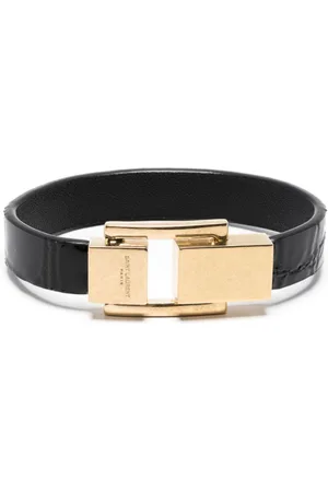 Saint Laurent Le Carré leather bracelet
