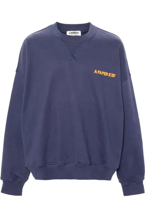 A PAPER KID Logo-print cotton sweatshirt