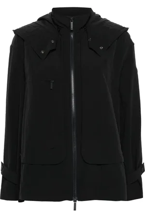 Emporio Armani Logo-patch hooded jacket
