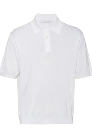 Prada Triangle-logo cotton polo shirt