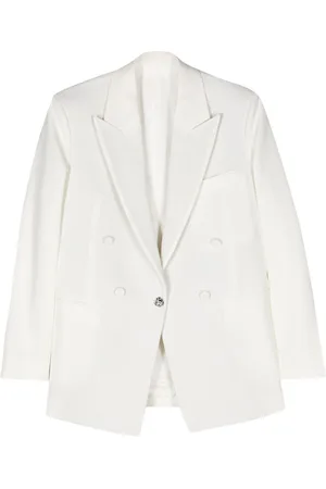 Lanvin Rose-button single-breasted blazer
