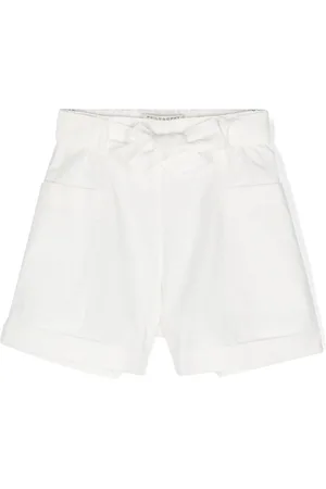 PHILOSOPHY DI LORENZO SERAFINI Logo-embroidered poplin shorts