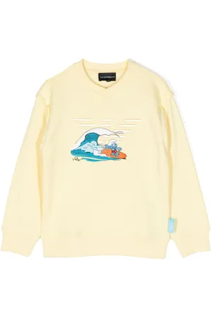 Emporio Armani X Smurfs cotton sweatshirt