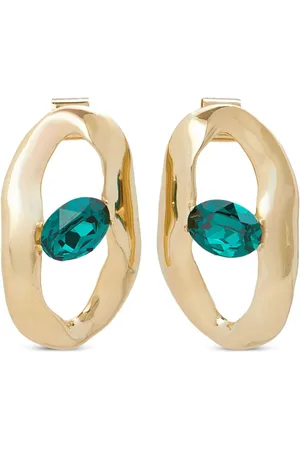 Marni Crystal-embellished asymmetric earrings