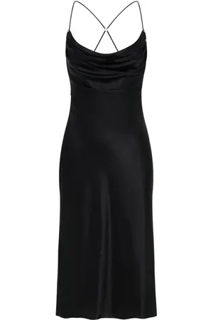 DION LEE Rivet-detail cowl-neck midi dress