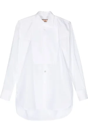 Plan C Panel-detail poplin shirt