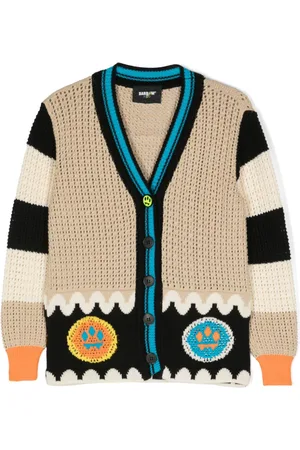 BARROW Open-knit cotton cardigan