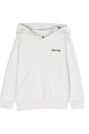 Balenciaga Logo-print cotton hoodie