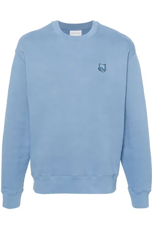 Maison Kitsuné Logo-patch cotton sweatshirt