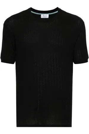 Winnie NY Pointelle-knit cotton T-shirt