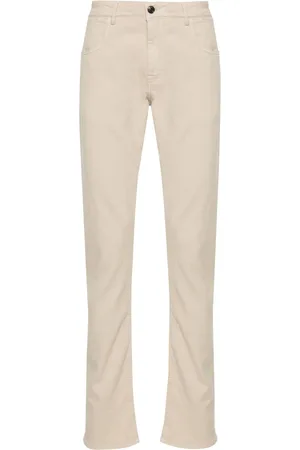 CANALI Mid-rise slim trousers
