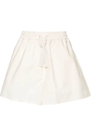 Moncler Logo-appliqué poplin shorts