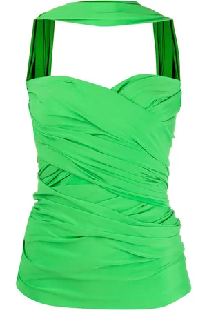 Balenciaga Wrap-style bustier top