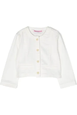 MISS BLUMARINE Twill-weave shirt jacket