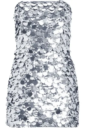 Retrofete Nolia sequin-embellished strapless mini dress