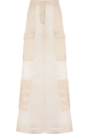 Moschino Silk wide-leg trousers