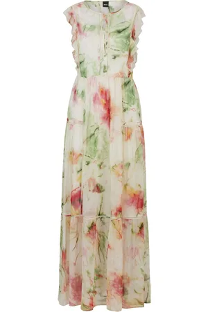 HUGO BOSS Floral-print maxi dress
