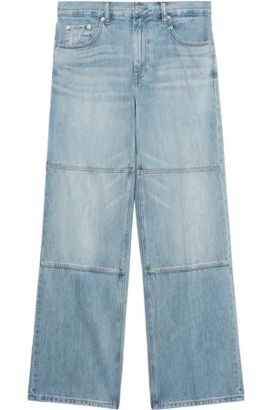 Helmut Lang Mid-rise wide-leg jeans