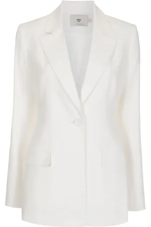 MISCI Cora single-breasted crepe blazer