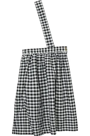 Comme des Garçons Gingham-print midi skirt