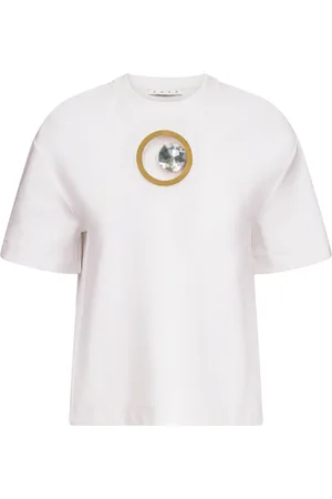 AREA Crystal-embellished T-shirt