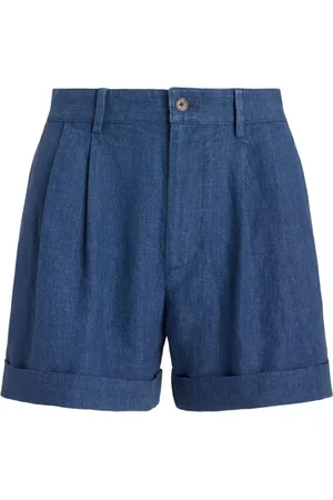 Ralph Lauren Pleated mid-rise shorts
