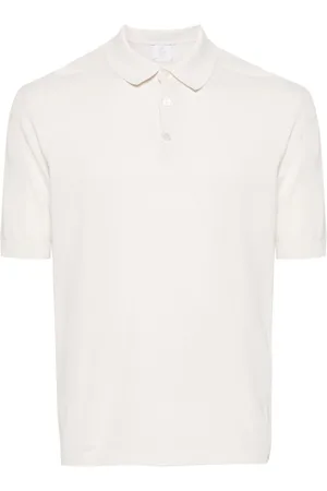 ELEVENTY Fine-ribbed cotton polo shirt