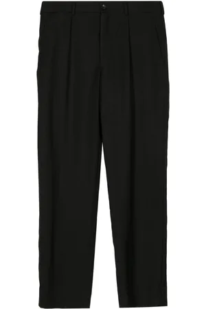 Comme des Garçons Pleated mid-rise tailored trousers