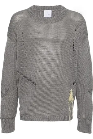 ROA Intarsia-knit logo jumper