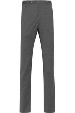 TAGLIATORE Pressed-crease tailored trousers