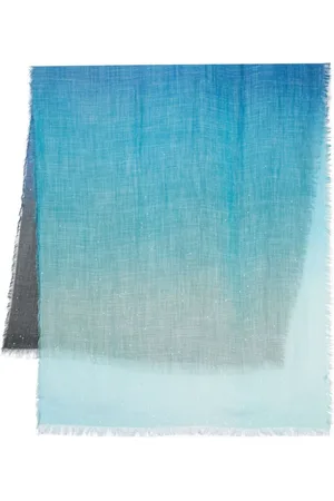 Faliero Sarti Ombré-effect frayed scarf